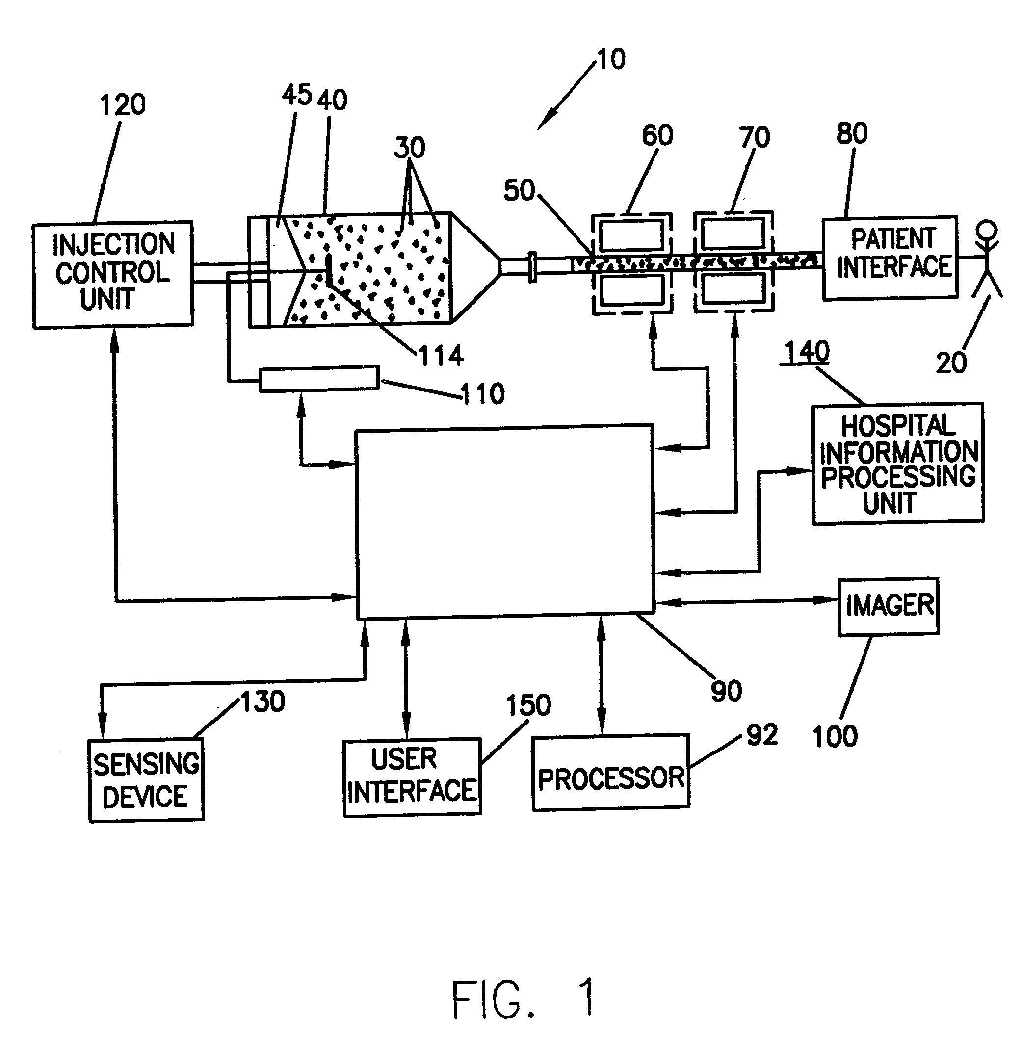 Data communication and control for medical imaging systems