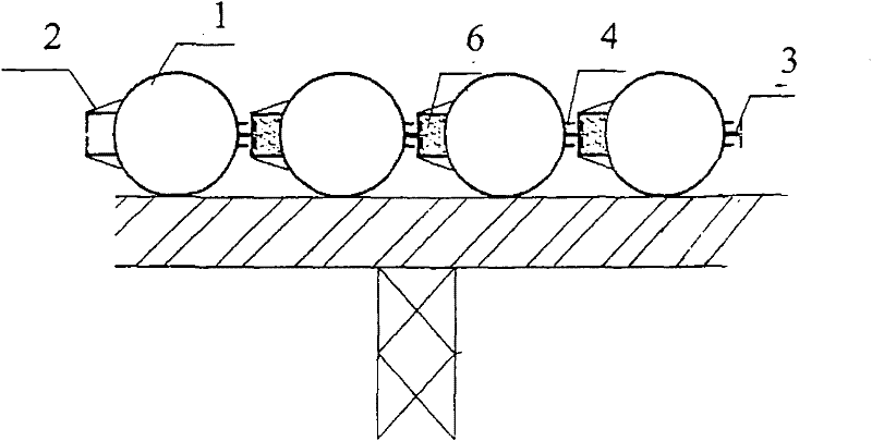 Steel pipe pile for rectangular pier cofferdam