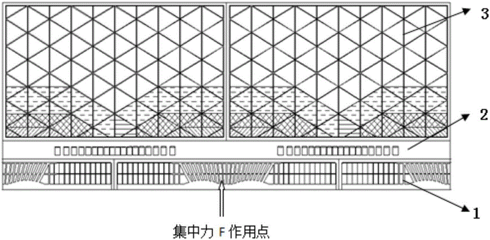 Storage box with large-concentrated-force integrated diffusion structure