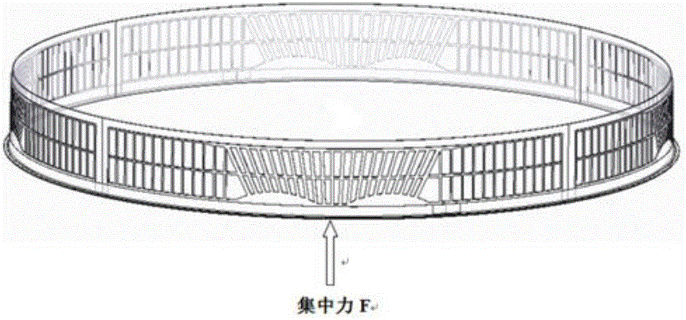 Storage box with large-concentrated-force integrated diffusion structure