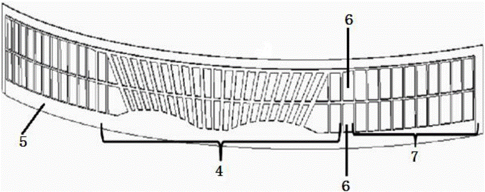 Storage box with large-concentrated-force integrated diffusion structure