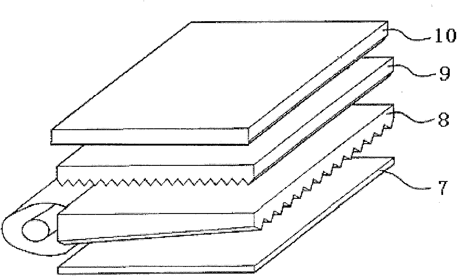 Anti scraping thin film, and liquid crystal display