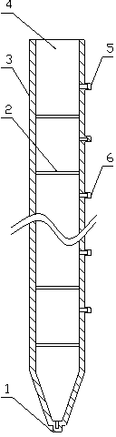 Disposable extraction device of target components of intestinal contents