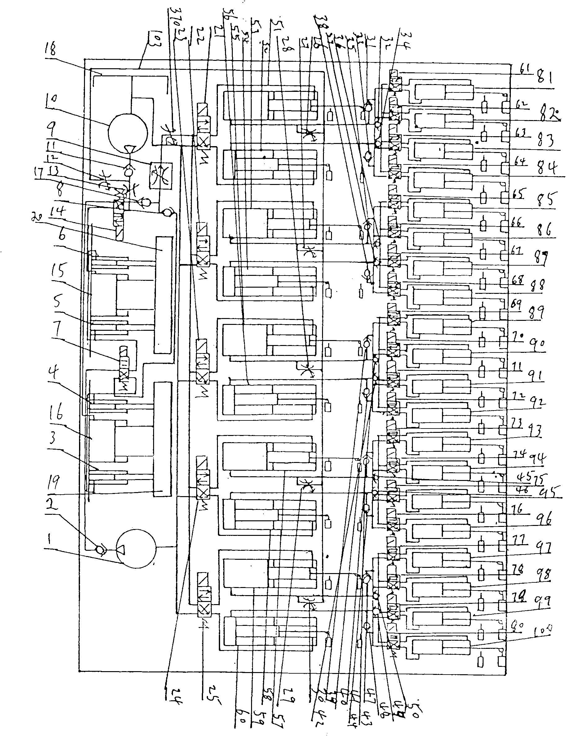 Hydraulic pressure generator set device