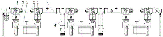 Isolating and grounding switch mechanism and gas-insulated metal-enclosed switchgear