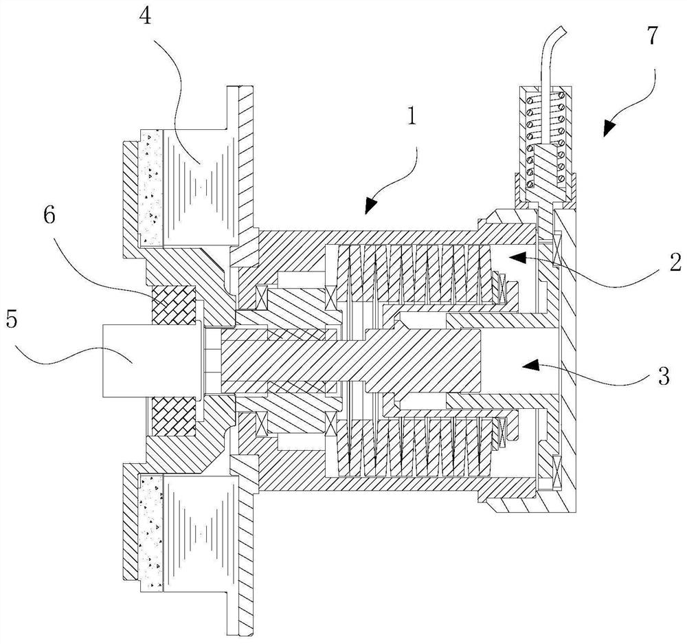 Electromechanical parking brake cylinder and brake system