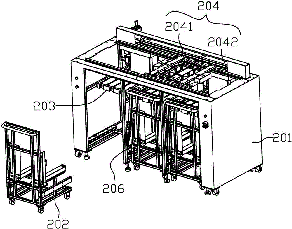 Automatic assembly line for assembling battery cell and shell