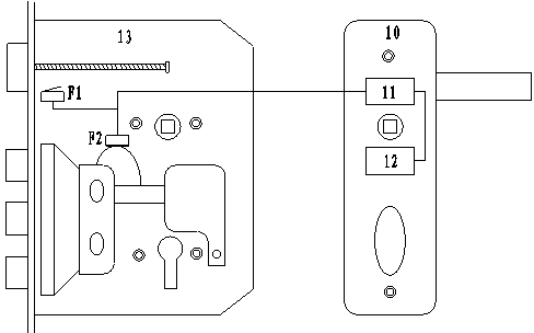 Anti-theft alarm device of distribution room