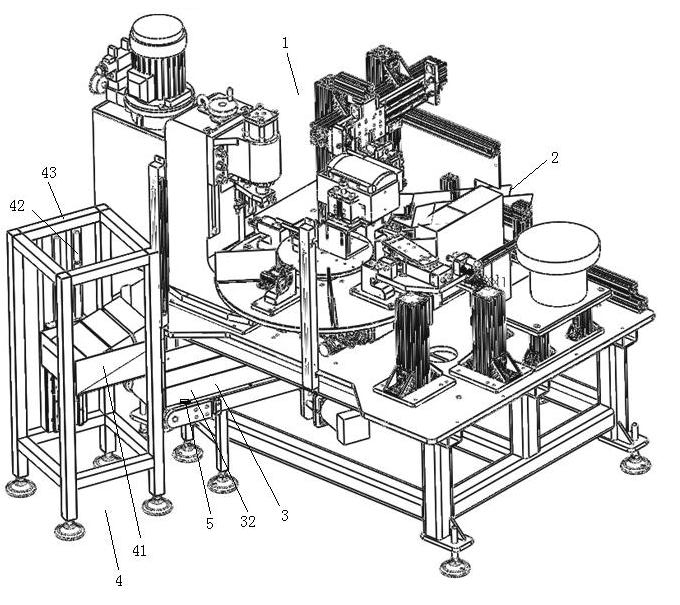 Automatic riveting system with metering and reclaiming system