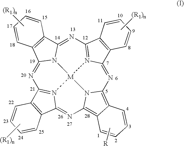 Metal substituted non-centrosimmetrical phthalocyanine analogues, their preparation and use in photodynamic therapy and in vivo diagnostic