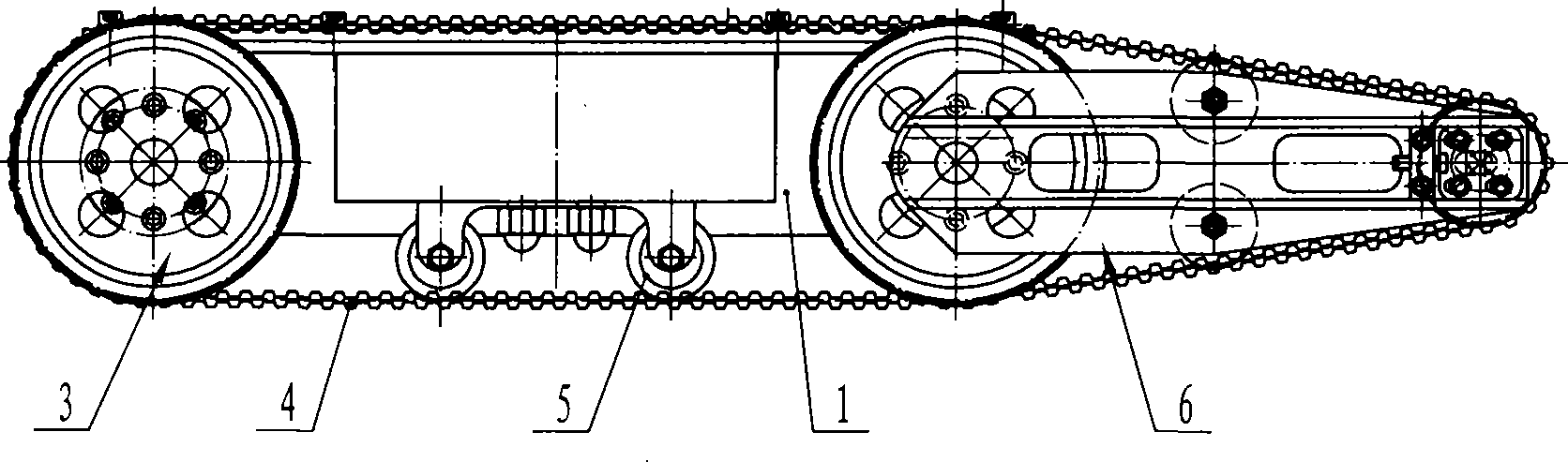 Flame-proof type robot platform for search operation in coal mine well