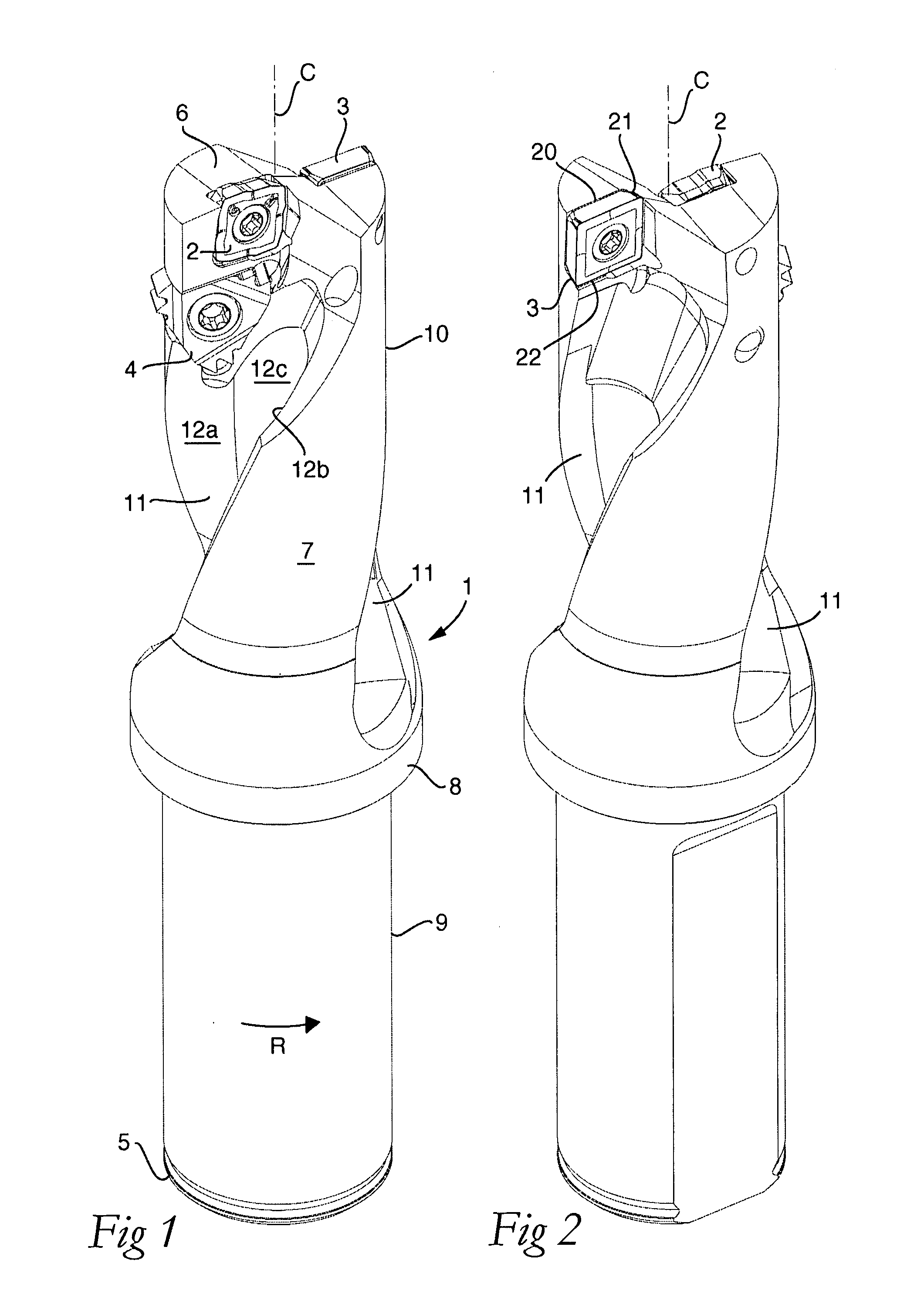 Rotatable multi-operation tool for chip removing machining, and a basic body therefor