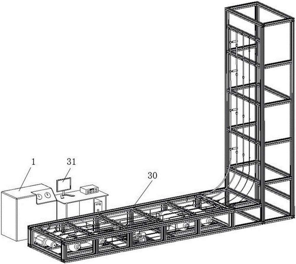 Experimental device and method for measuring pipe wall stress and frictional resistance coefficients