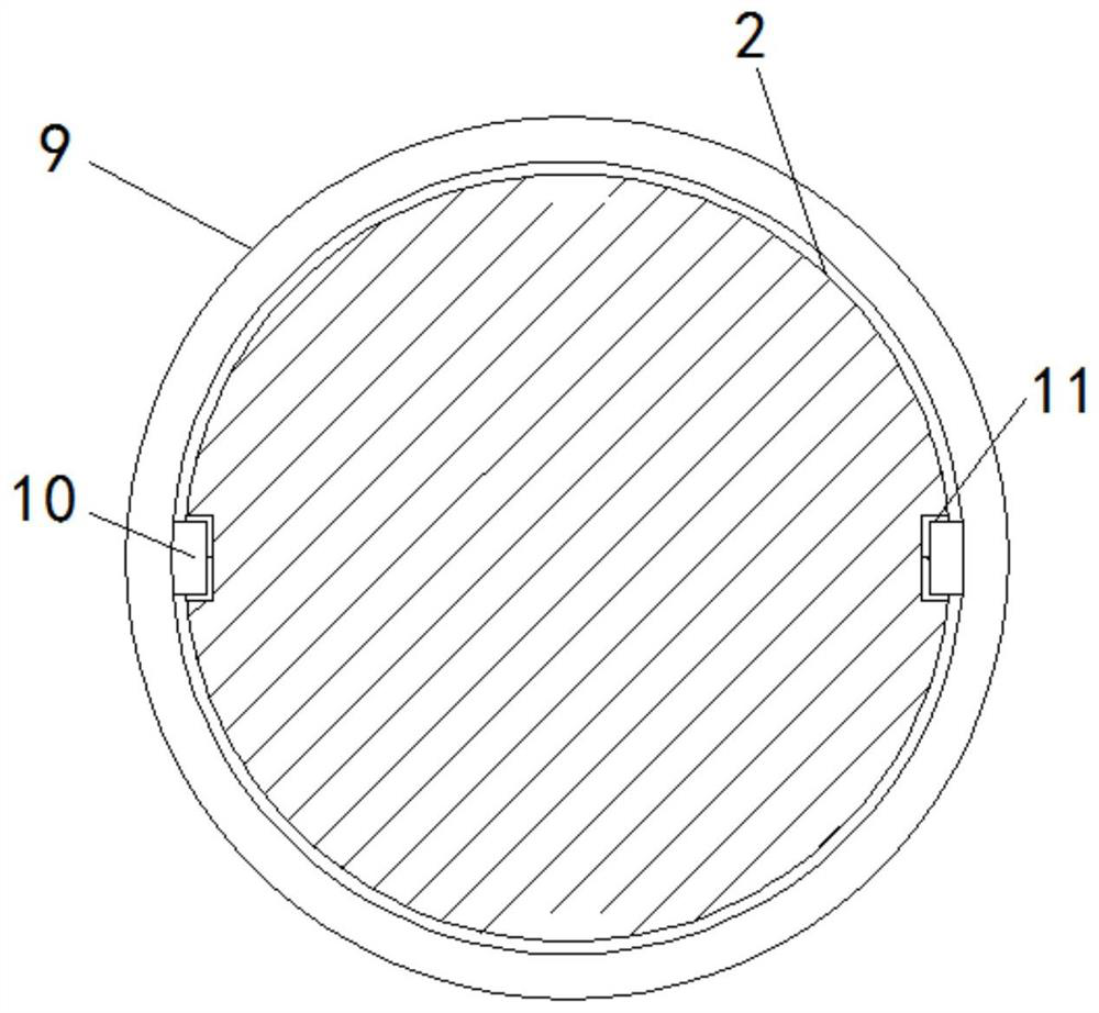 Energy-saving building roof sweeping device with lightning protection function and based on wind energy