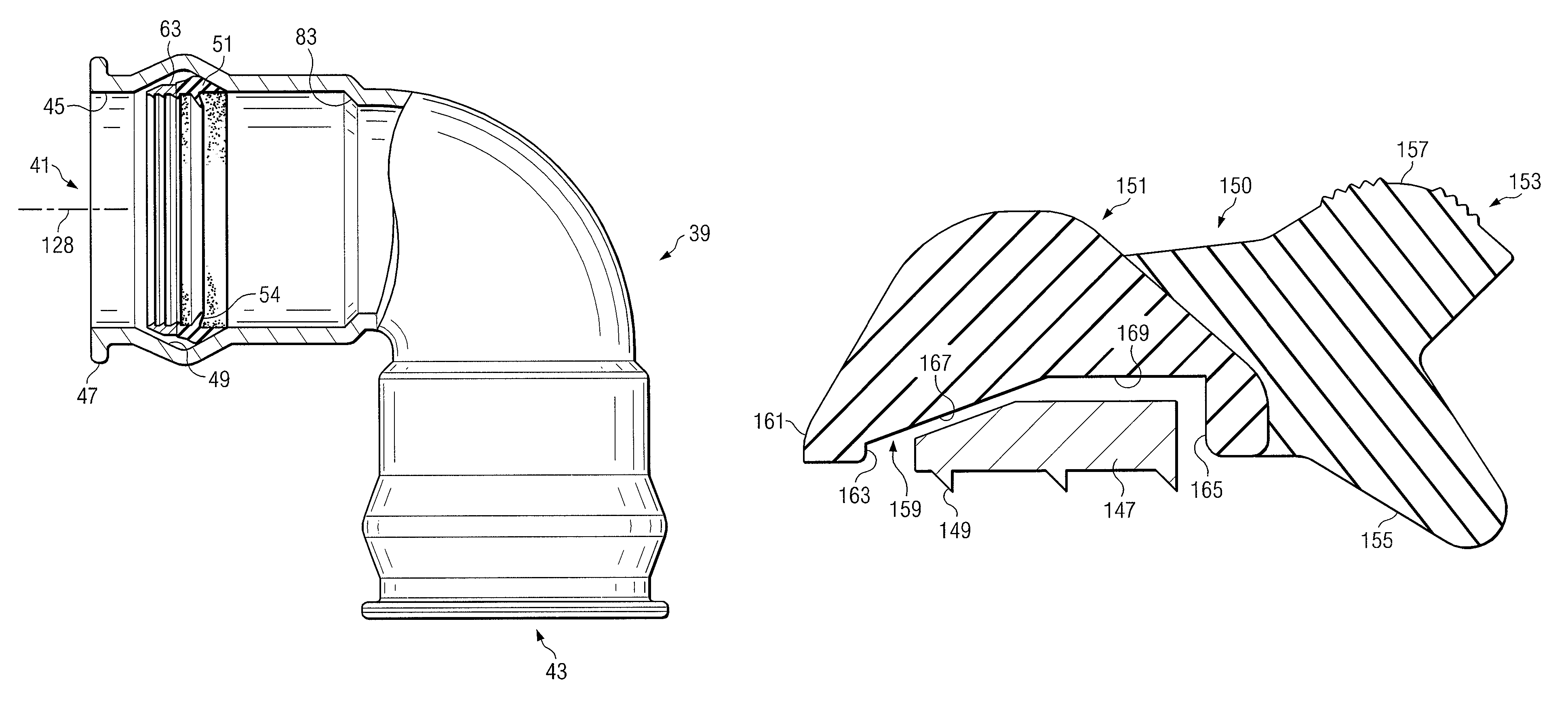 Self restrained ductile iron fitting