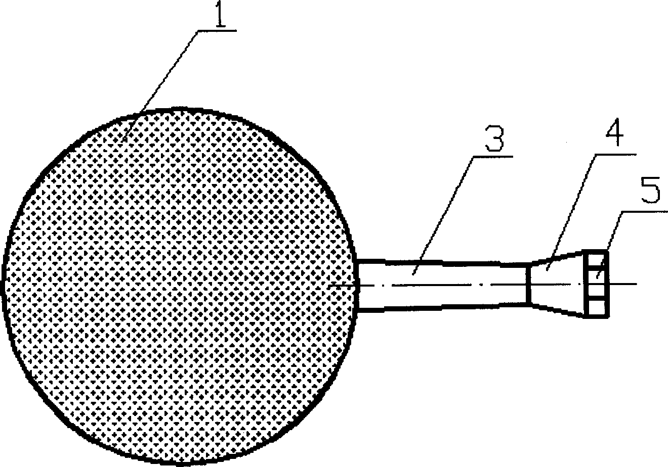 Spherieal radiation gas fuel burner