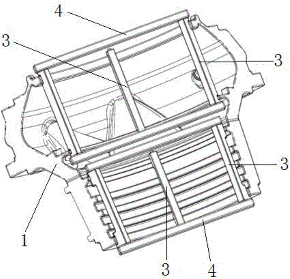 Method for preventing deformation of refined casting casing wax model