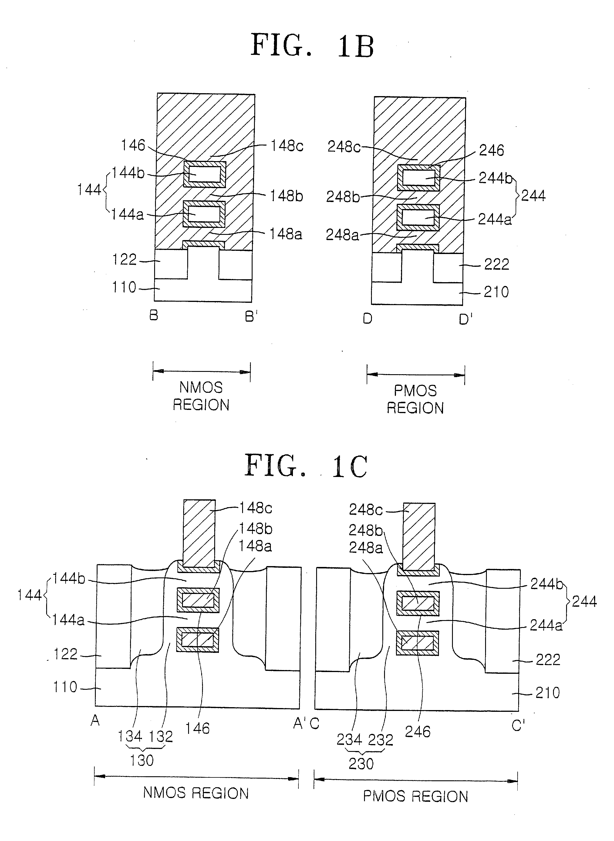 Complementary metal-oxide semiconductor (CMOS) devices including a thin-body channel and dual gate dielectric layers and methods of manufacturing the same