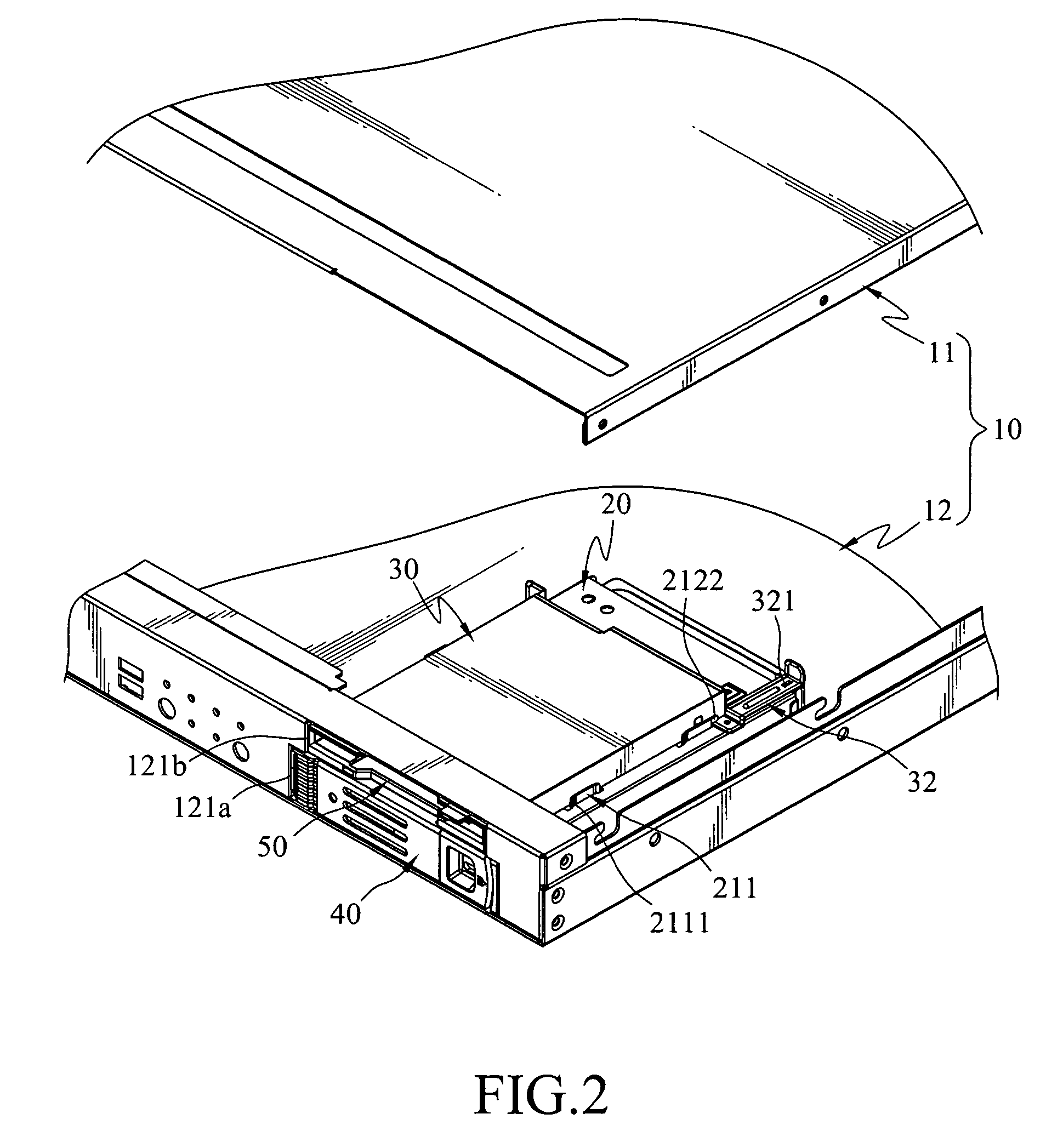 Disk drive fastening mechanism