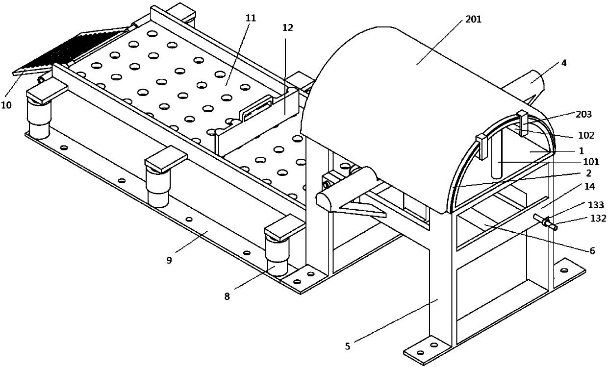 Semen collection rack for artificial insemination for livestock sows