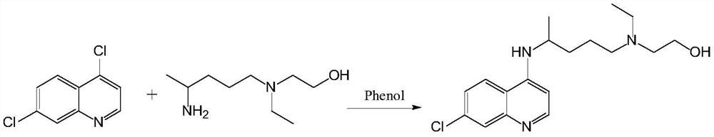 A kind of preparation method of hydroxychloroquine