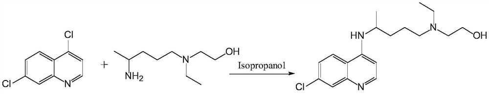 A kind of preparation method of hydroxychloroquine