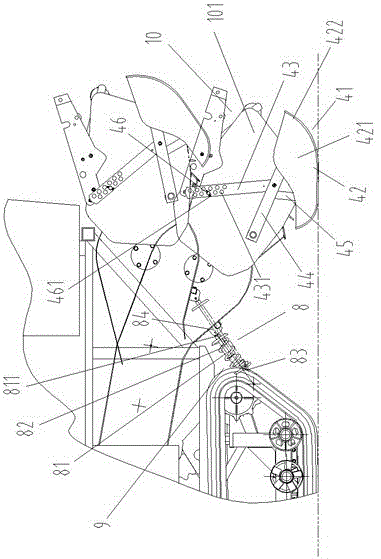 Crawler self-propelled round bale bundling machine