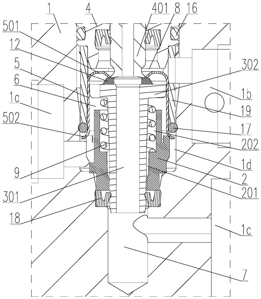 Electric proportional pressure valve