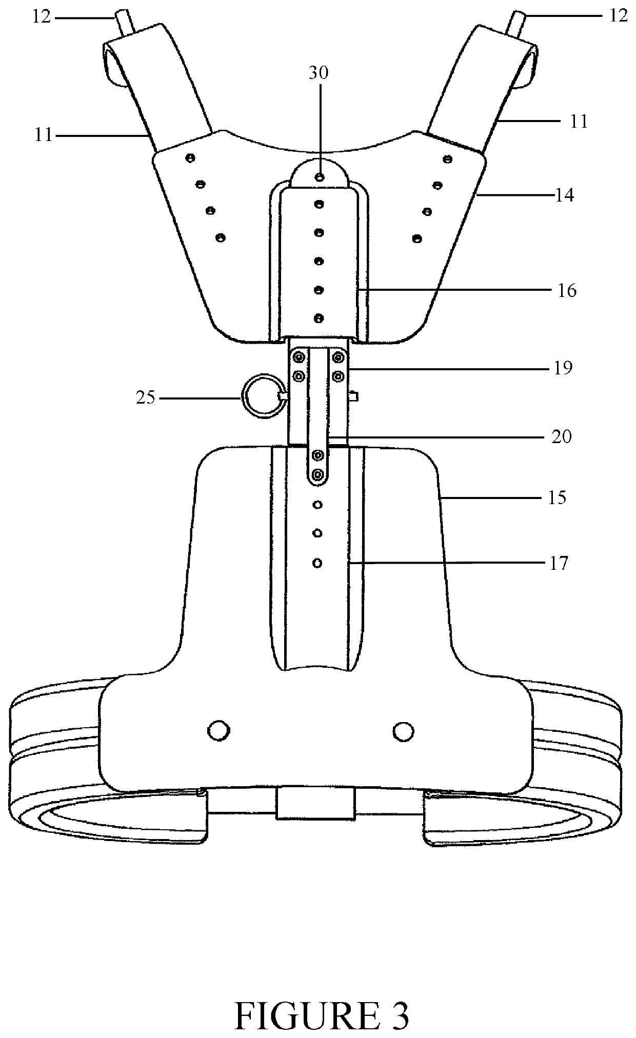 Shoulder transfer weight support