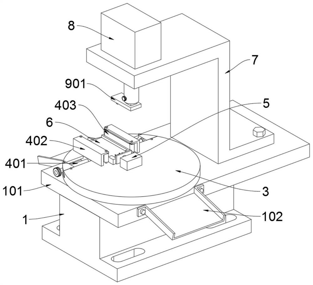 Electronic component inspection device with conveying mechanism