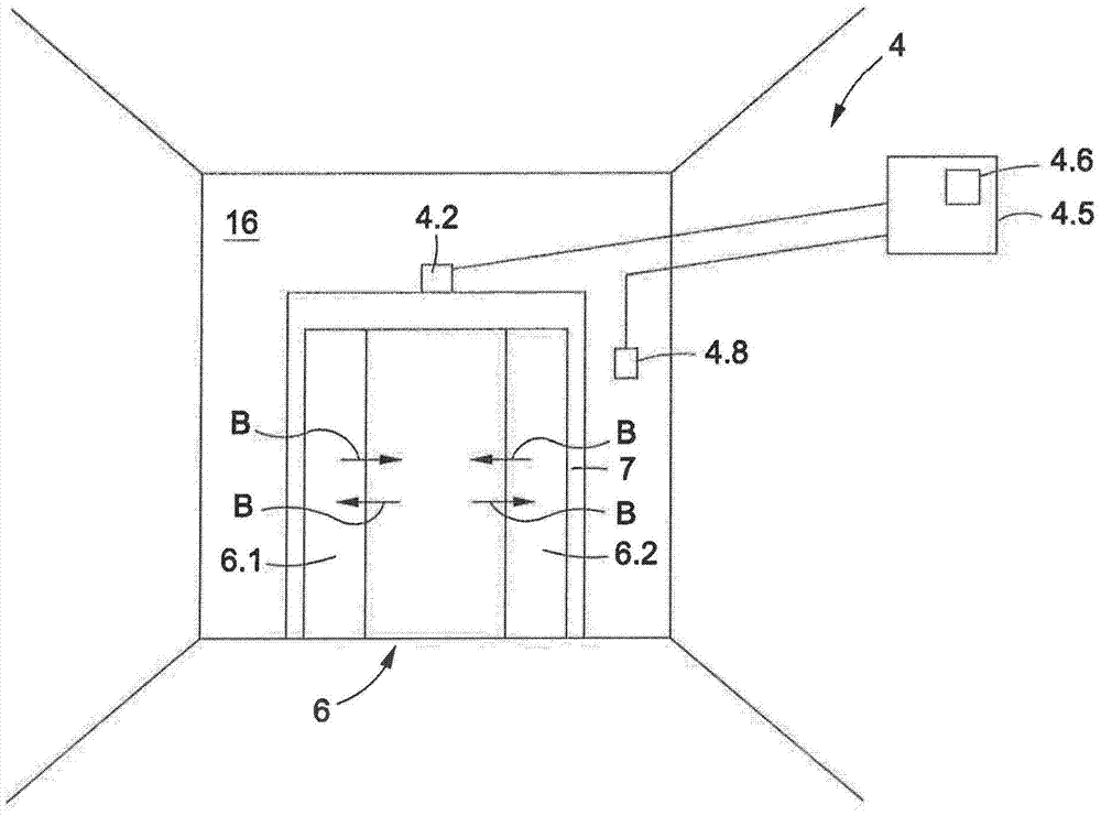 Monitoring system for elevator equipment