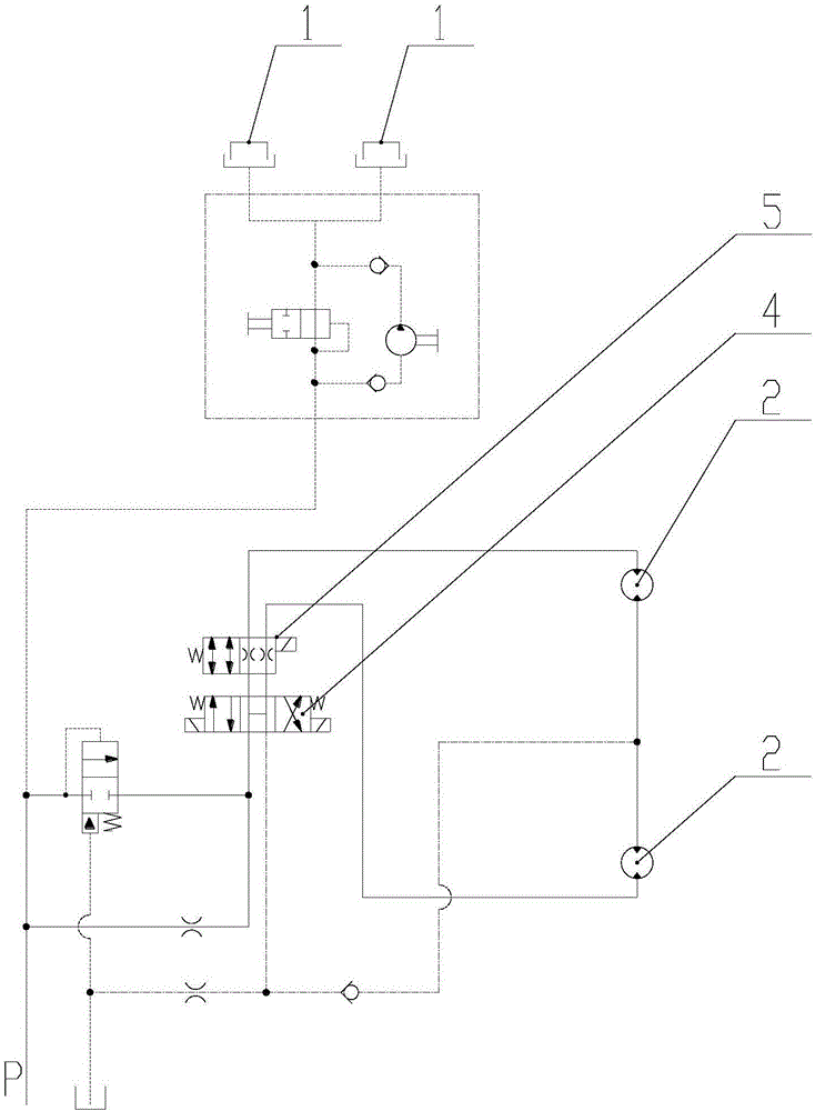 Lifting platform and hydraulic driving system thereof