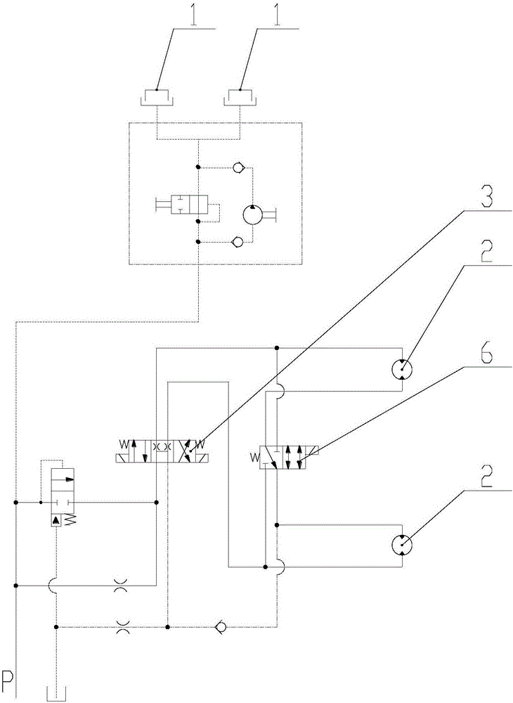 Lifting platform and hydraulic driving system thereof