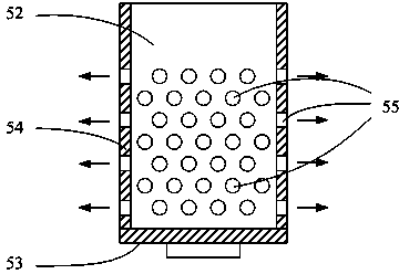 Device and method for recovering residual heat by dry-process granulation of metallurgical slag