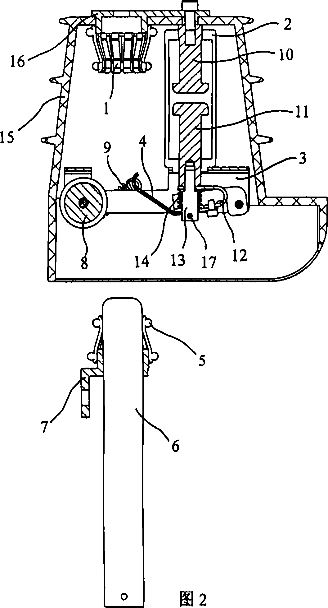 Switch device of parallel connection vacuum arc extinguishing chamber