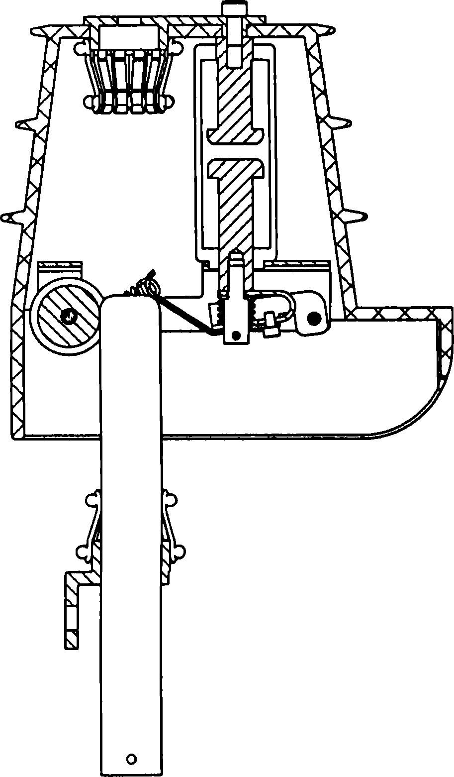 Switch device of parallel connection vacuum arc extinguishing chamber