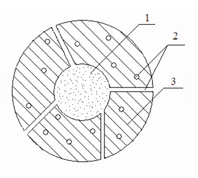 Sustained/controlled release microsphere of biological extract Genipin cross-linked chitosan coated stilbene compound and preparation method thereof