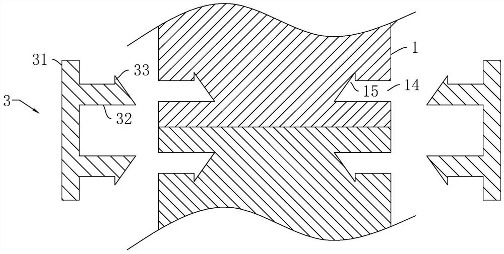 A retaining wall structure combining ecology and rigidity