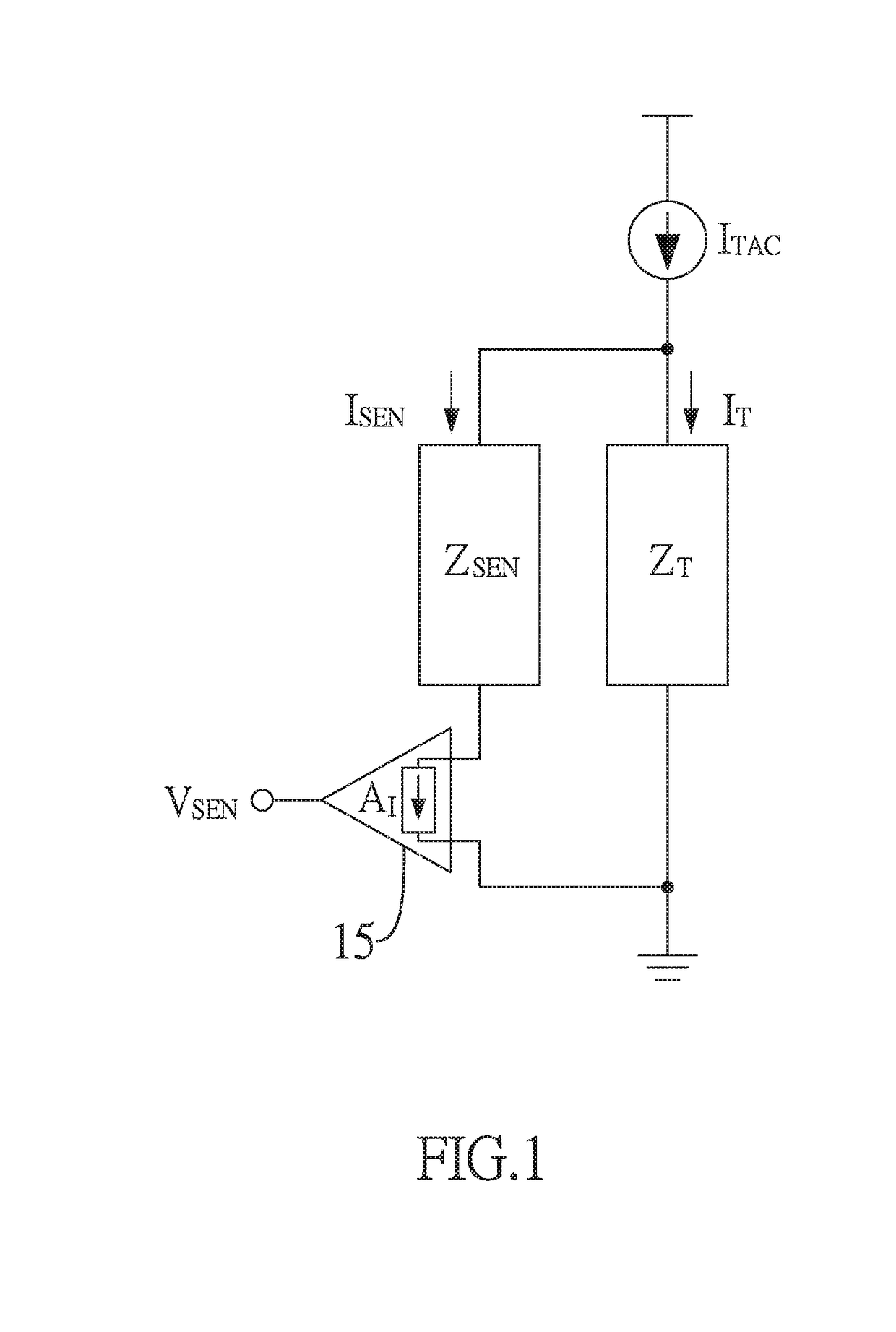 Method and apparatus of calibrating impedance-matching current sensor