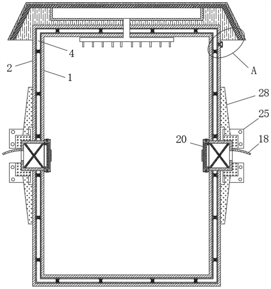 Power distribution cabinet with noise reduction structure