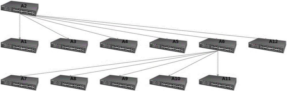 Switch topology construction method and device