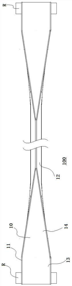 Closed conveying device based on involution closed pipe belt and QHSE operation method