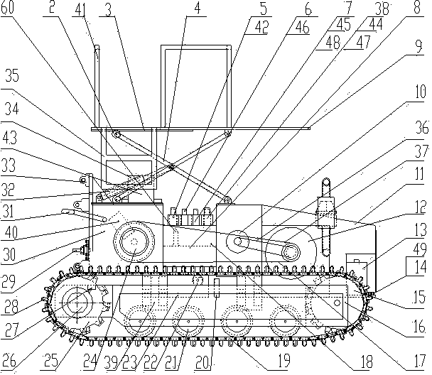 Hydraulic-drive multifunctional orchard operation machine