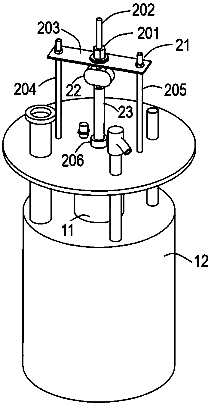 Device and method for measuring elastic properties of spring under low temperature