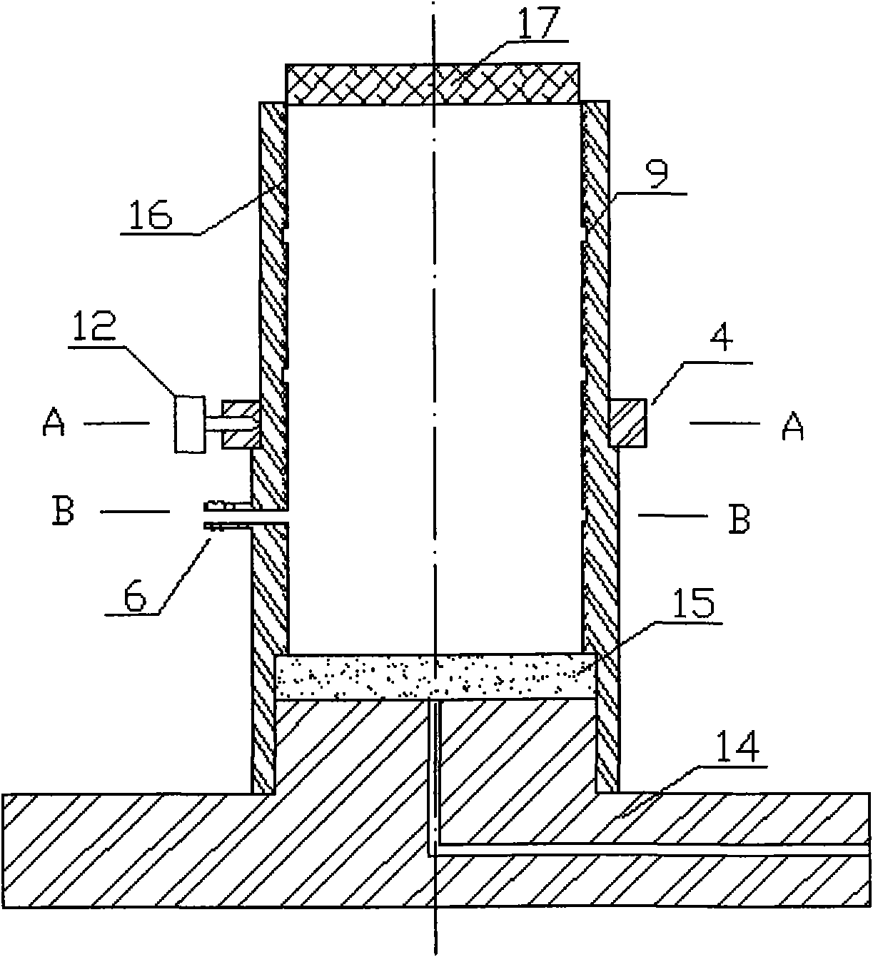 Sample preparation apparatus of sandy clay triaxial test