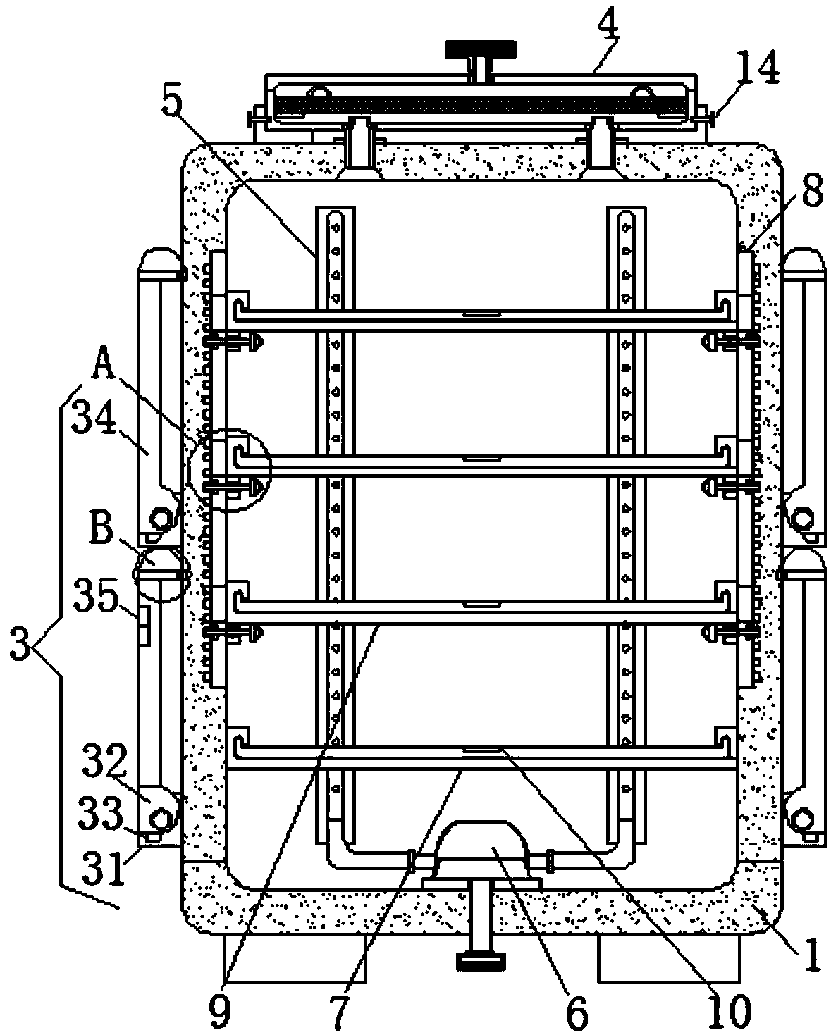 Household placement shoe cabinet