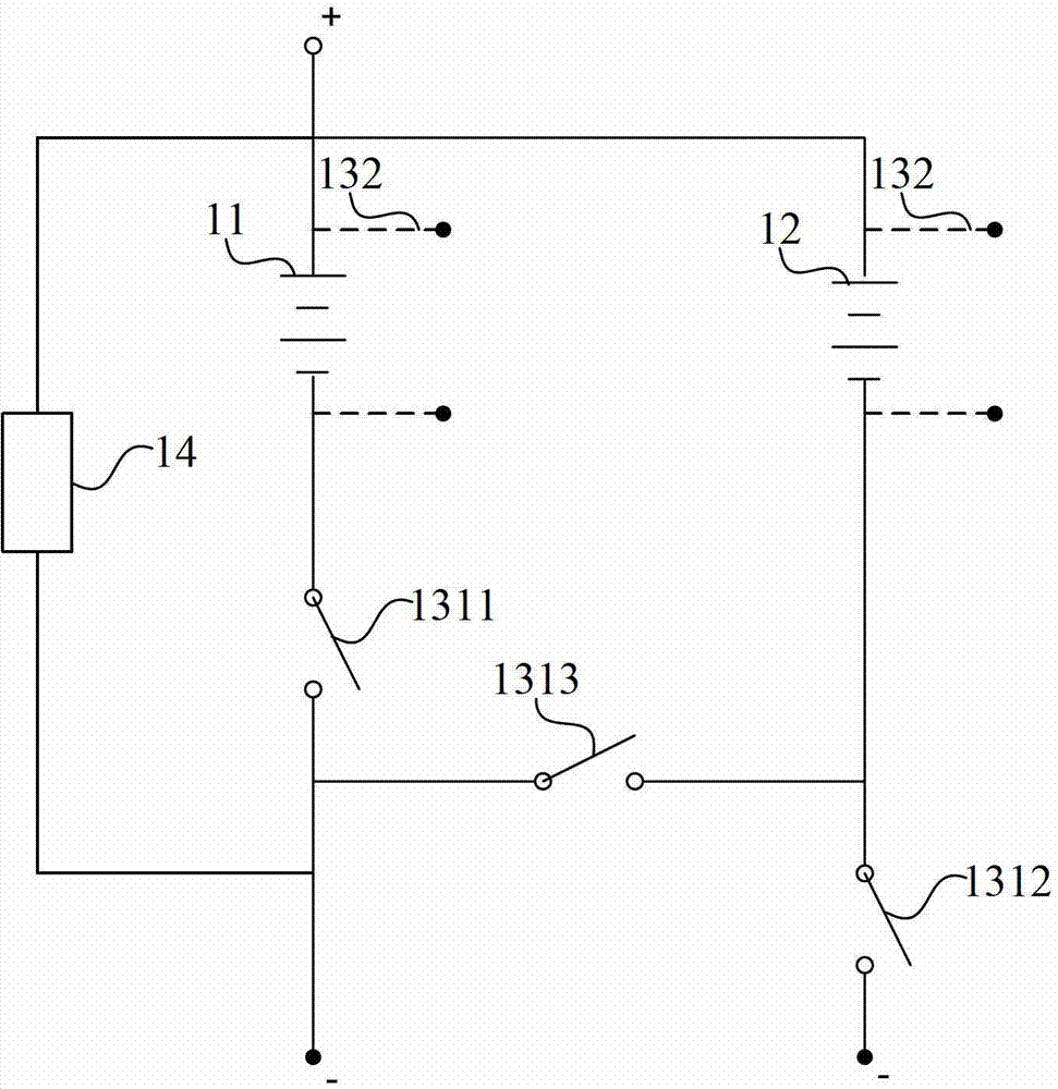 Composite power supply method and device