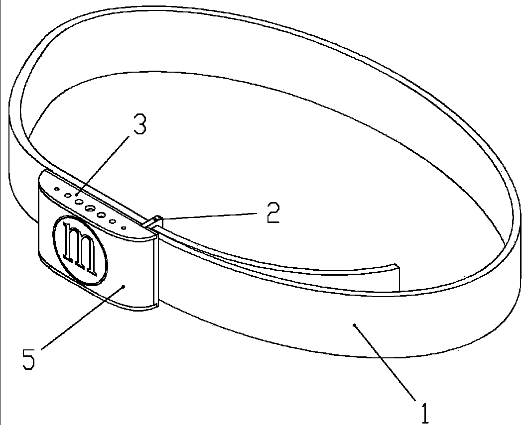 Belt type falling down monitoring device for old people living alone