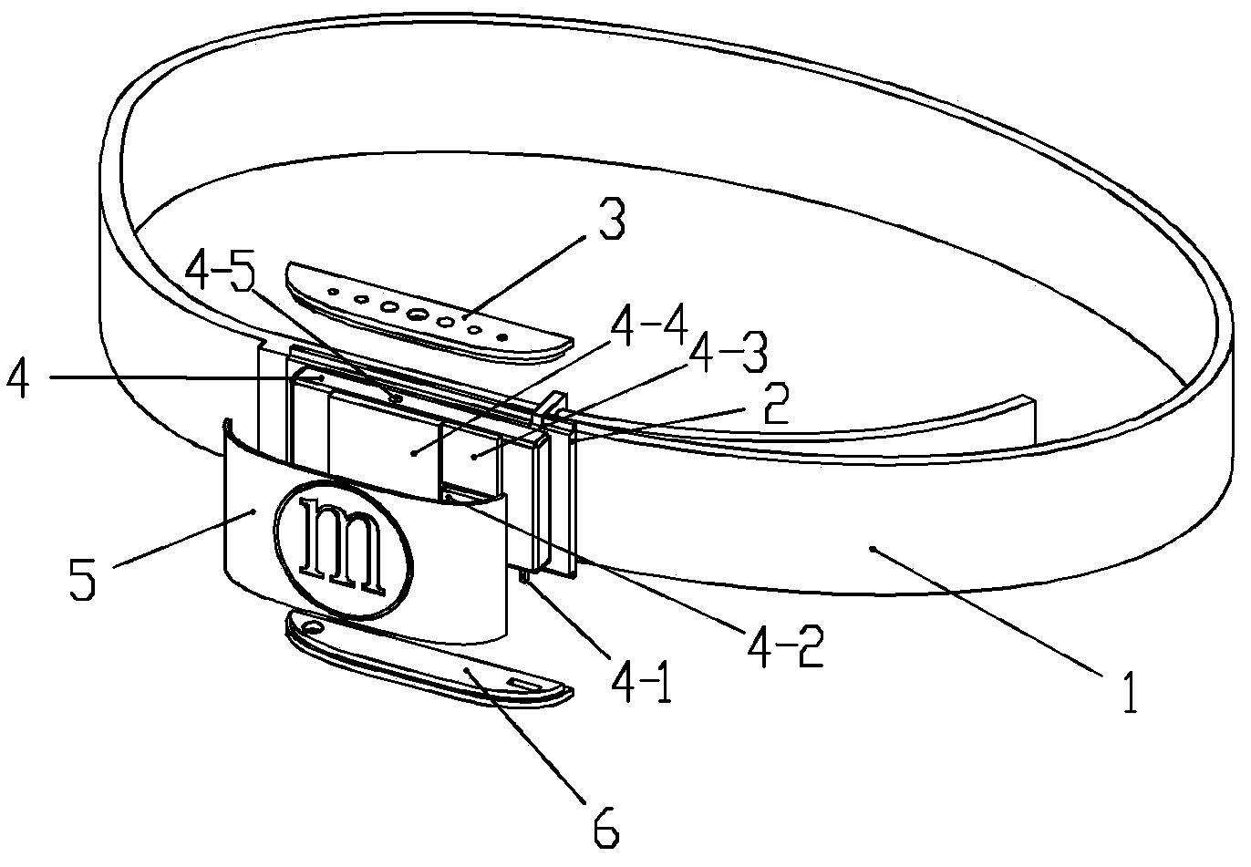 Belt type falling down monitoring device for old people living alone