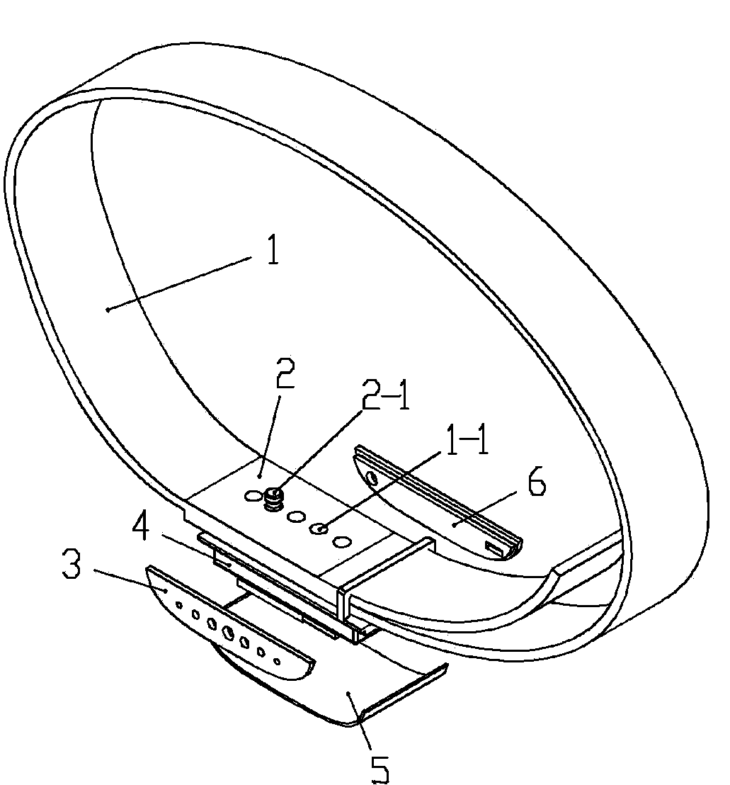 Belt type falling down monitoring device for old people living alone